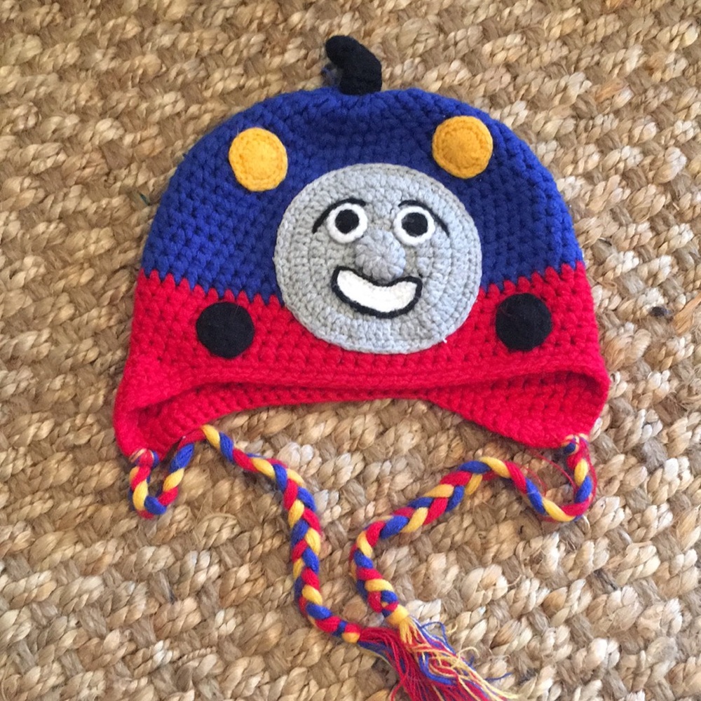 Thomas the tank engine winter hat